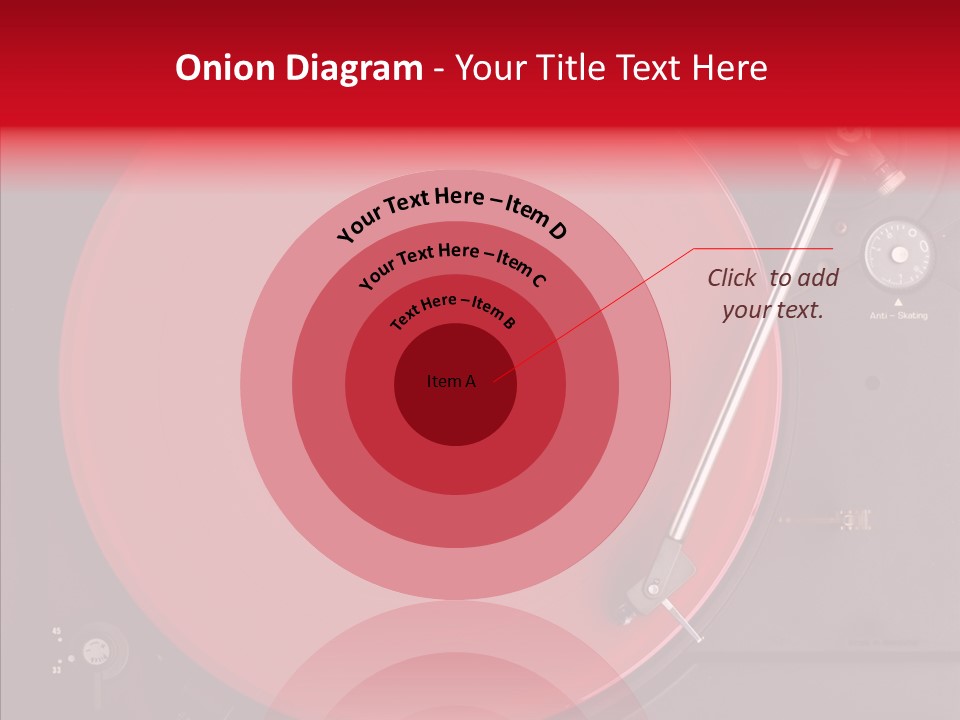 Nightclub Scratch Vinyl PowerPoint Template