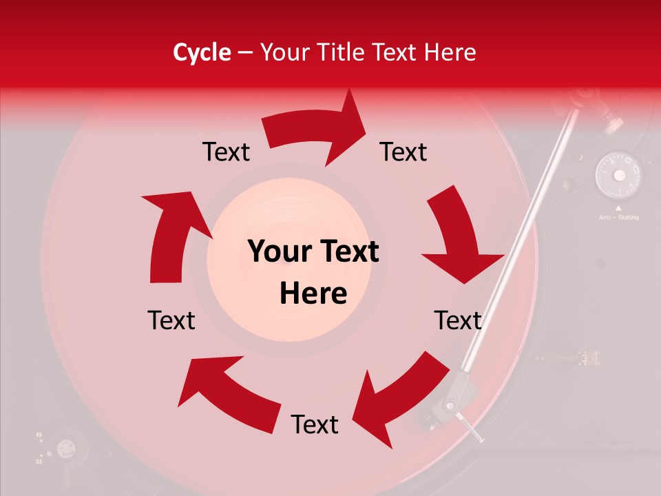 Nightclub Scratch Vinyl PowerPoint Template