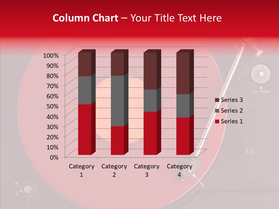 Nightclub Scratch Vinyl PowerPoint Template