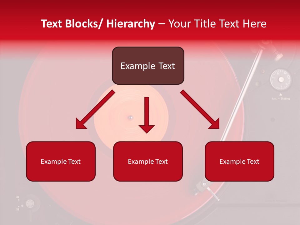 Nightclub Scratch Vinyl PowerPoint Template