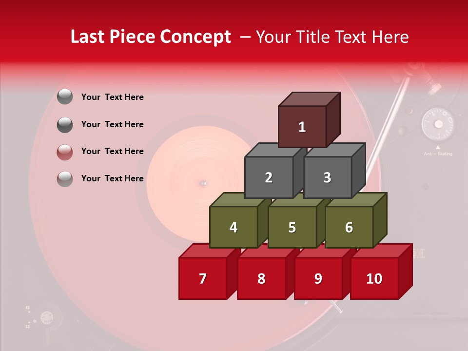 Nightclub Scratch Vinyl PowerPoint Template