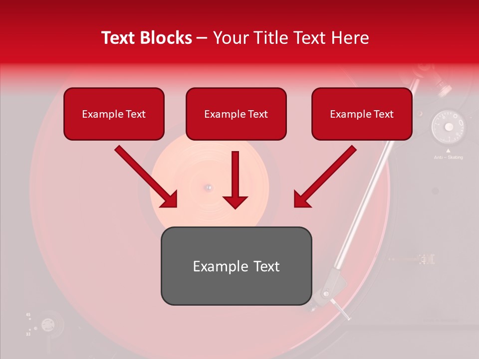 Nightclub Scratch Vinyl PowerPoint Template