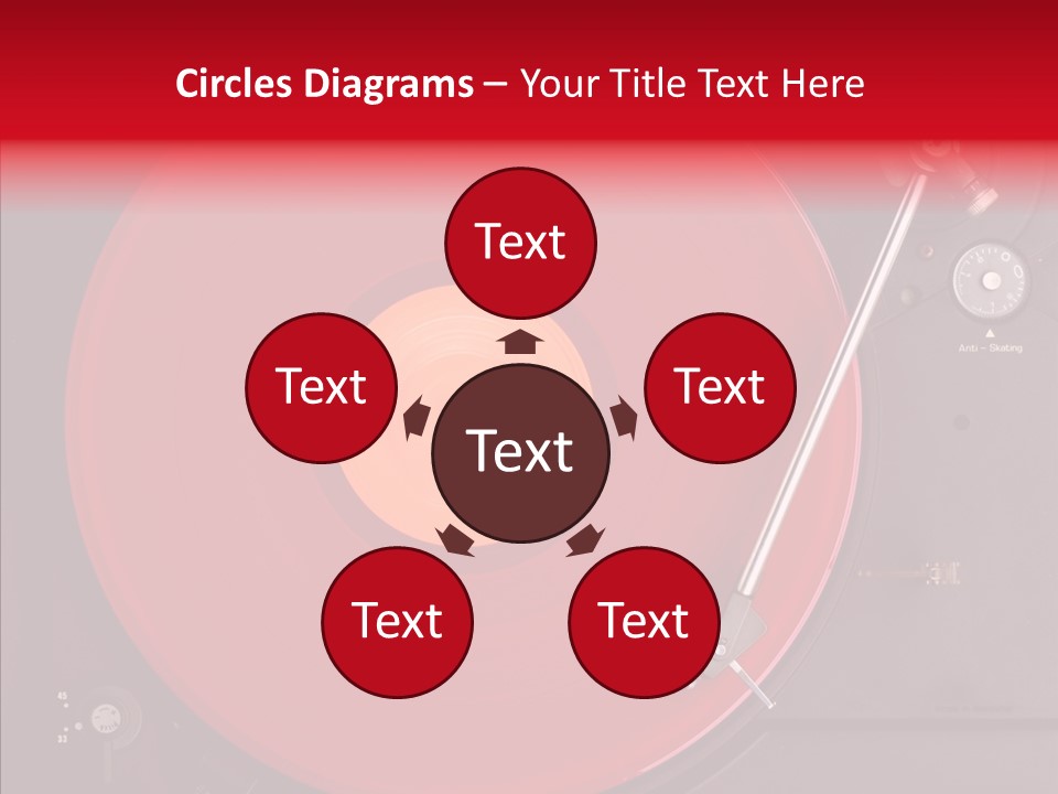 Nightclub Scratch Vinyl PowerPoint Template