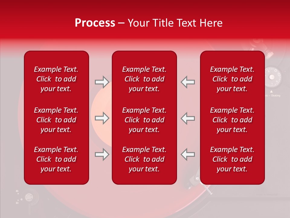 Nightclub Scratch Vinyl PowerPoint Template