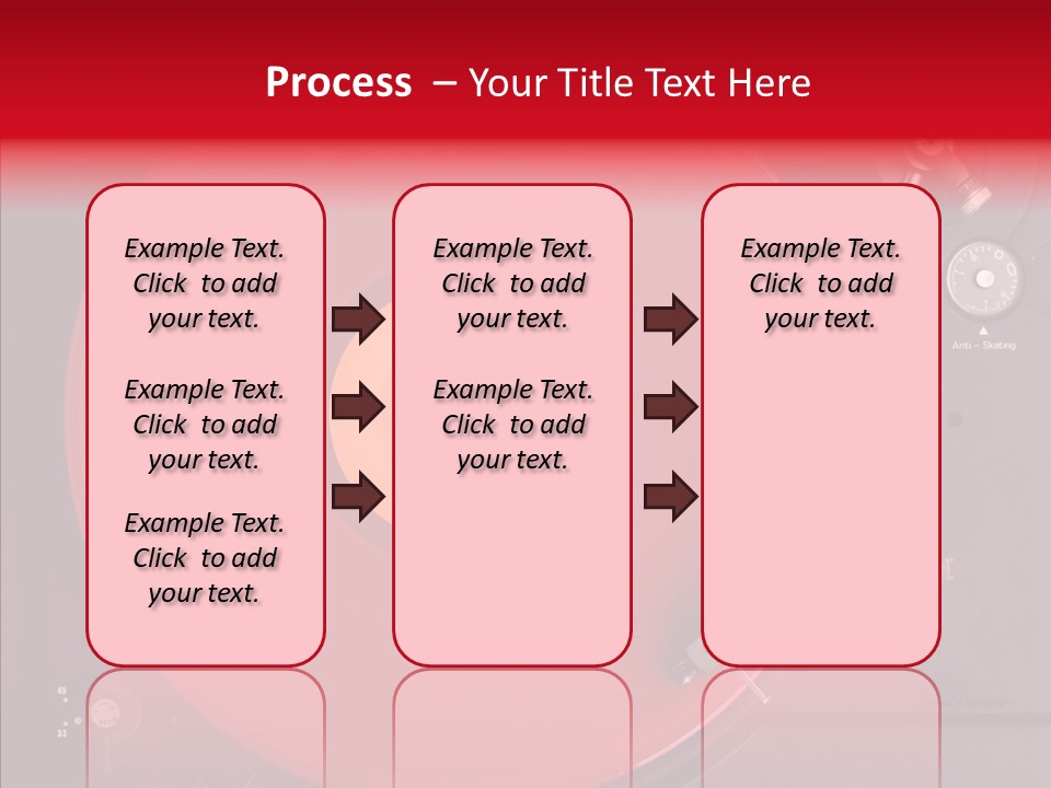 Nightclub Scratch Vinyl PowerPoint Template