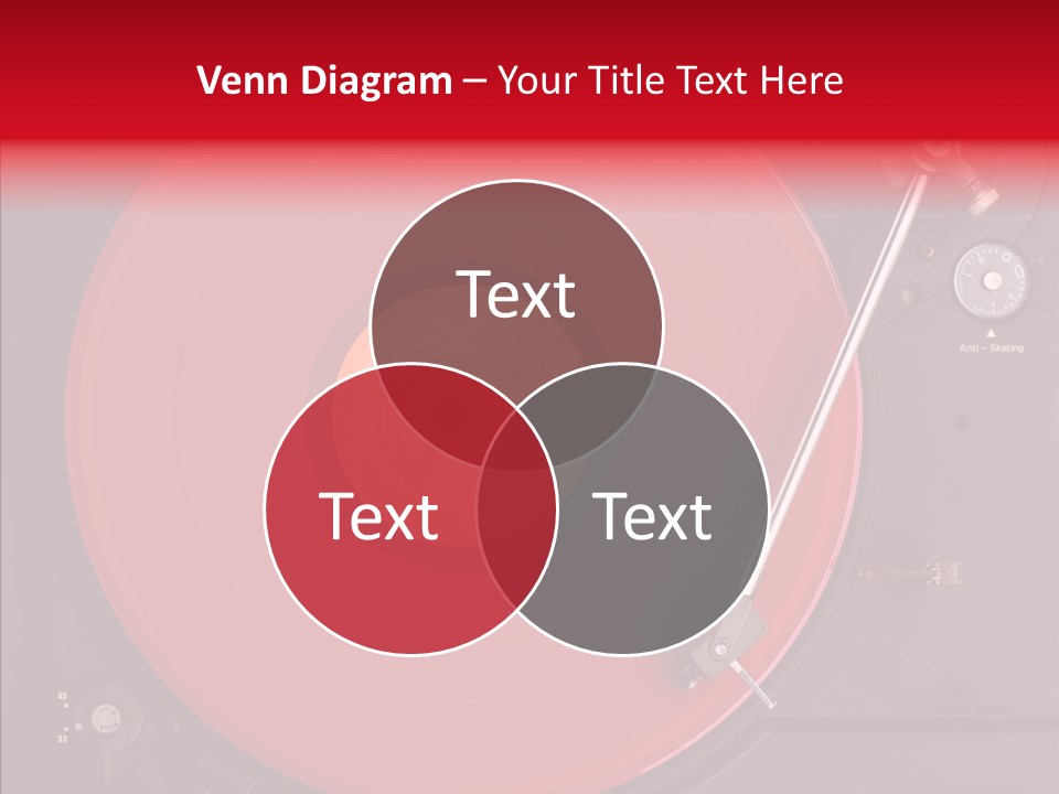 Nightclub Scratch Vinyl PowerPoint Template