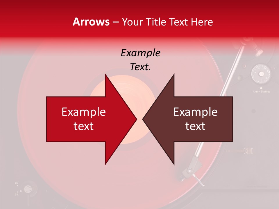 Nightclub Scratch Vinyl PowerPoint Template