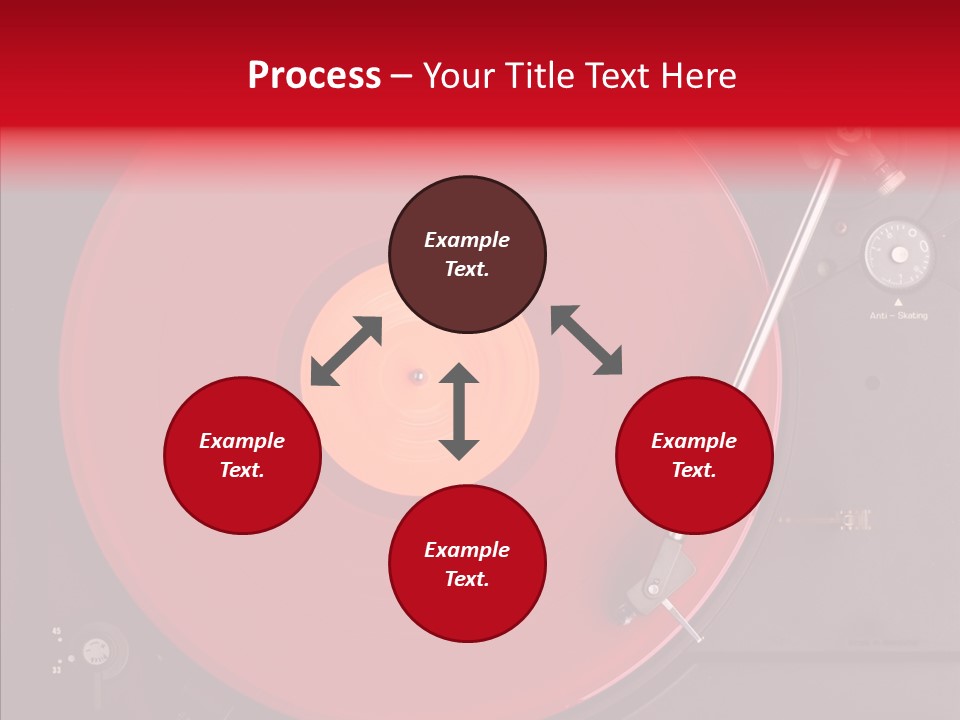 Nightclub Scratch Vinyl PowerPoint Template