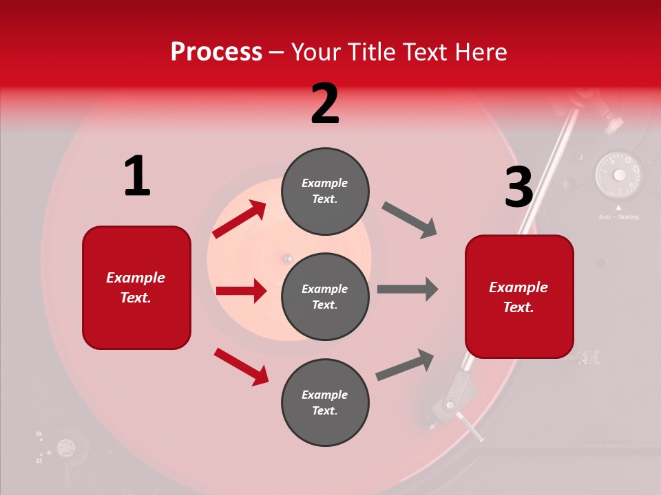 Nightclub Scratch Vinyl PowerPoint Template