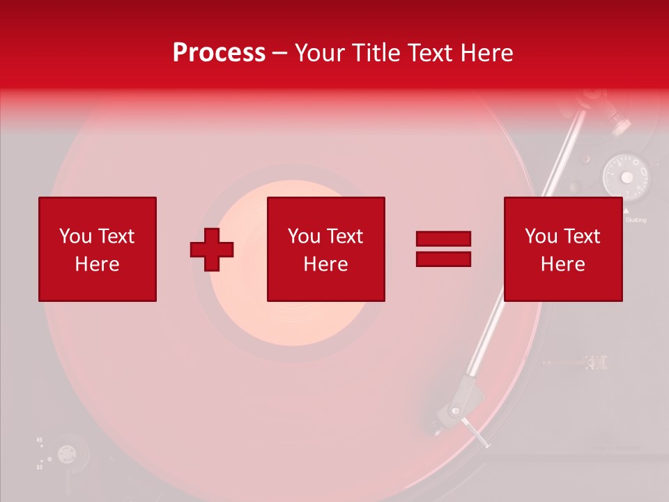 Nightclub Scratch Vinyl PowerPoint Template