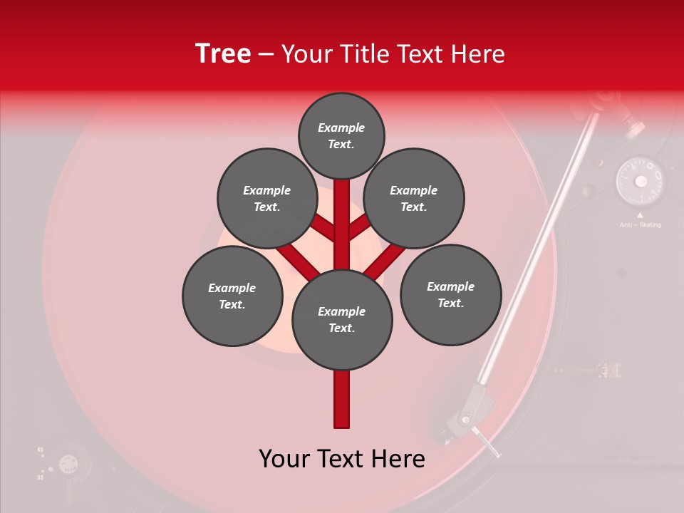 Nightclub Scratch Vinyl PowerPoint Template