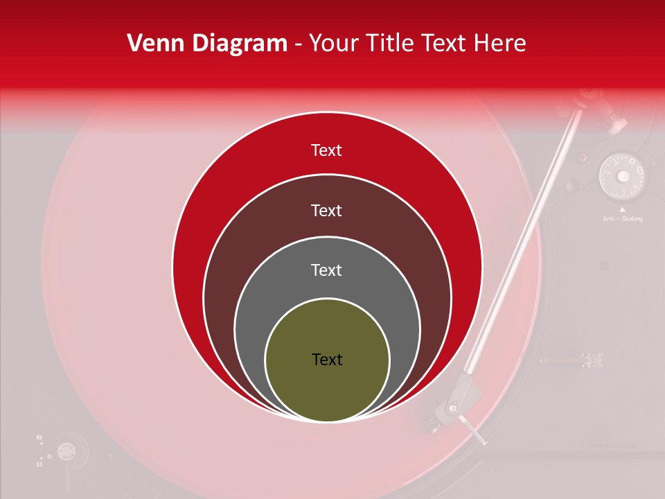 Nightclub Scratch Vinyl PowerPoint Template