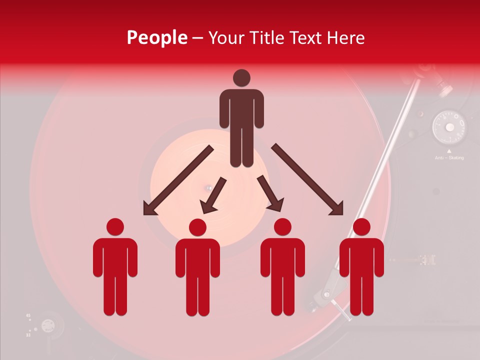 Nightclub Scratch Vinyl PowerPoint Template