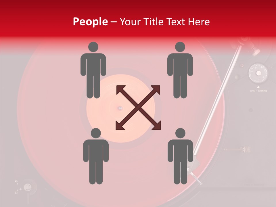 Nightclub Scratch Vinyl PowerPoint Template