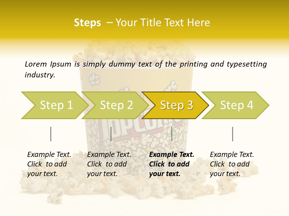 Healthy Yellow Flavor PowerPoint Template
