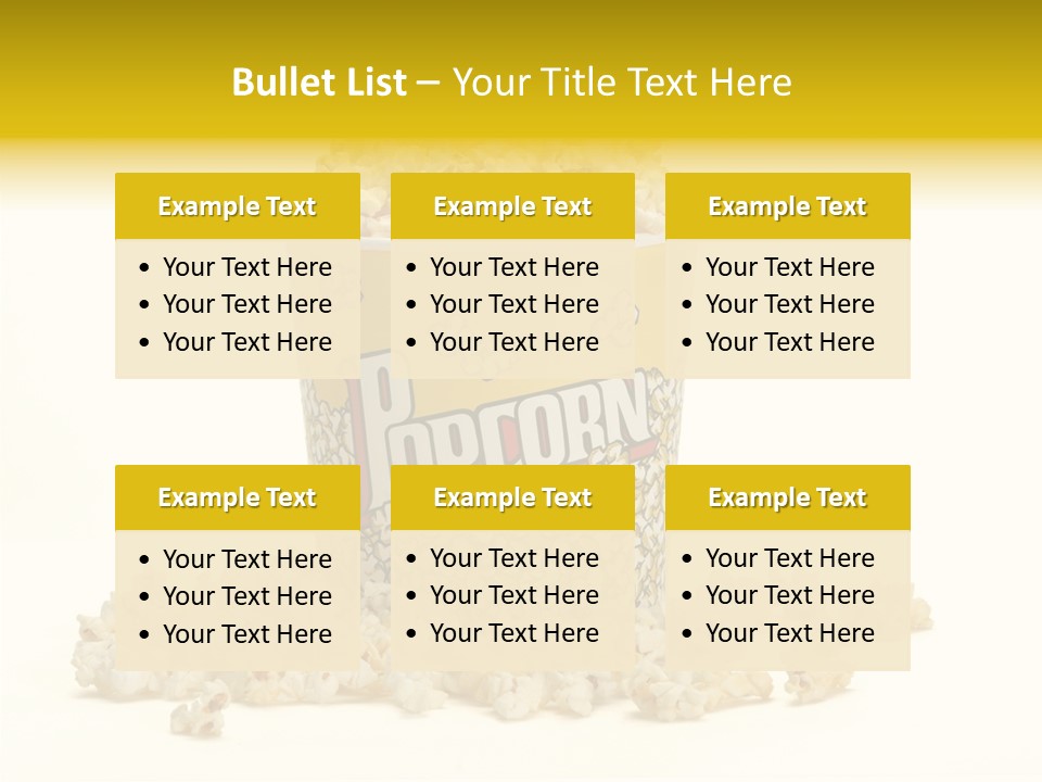 Healthy Yellow Flavor PowerPoint Template