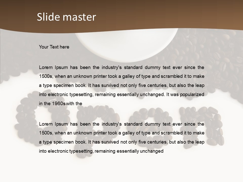 Exciting Vapor Texture PowerPoint Template