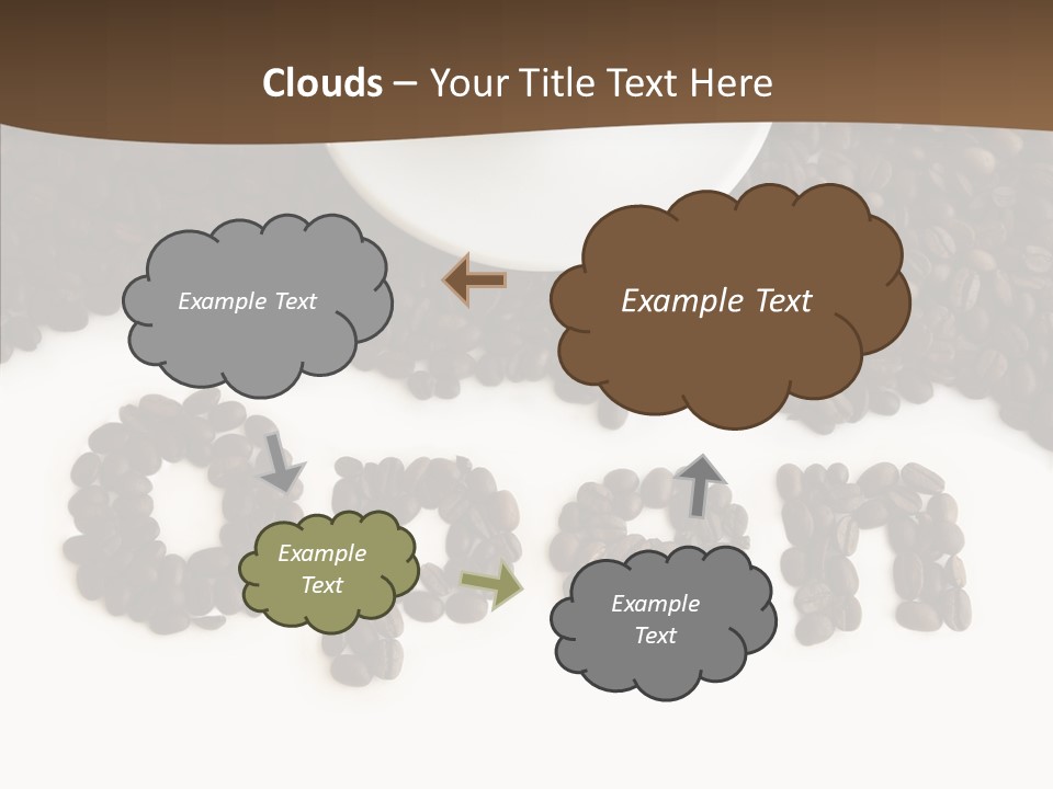 Exciting Vapor Texture PowerPoint Template