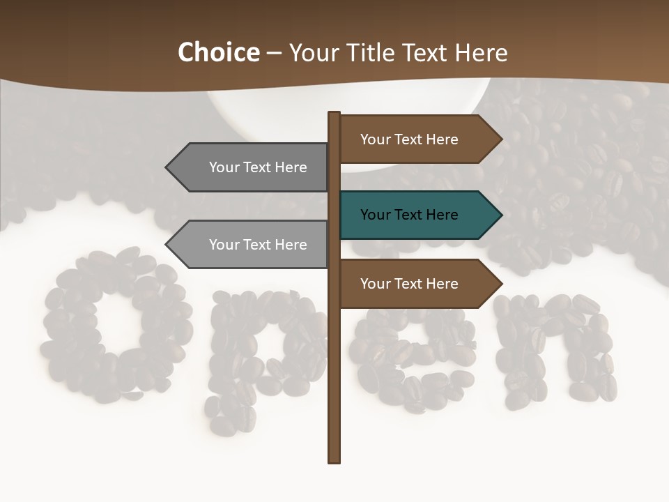 Exciting Vapor Texture PowerPoint Template