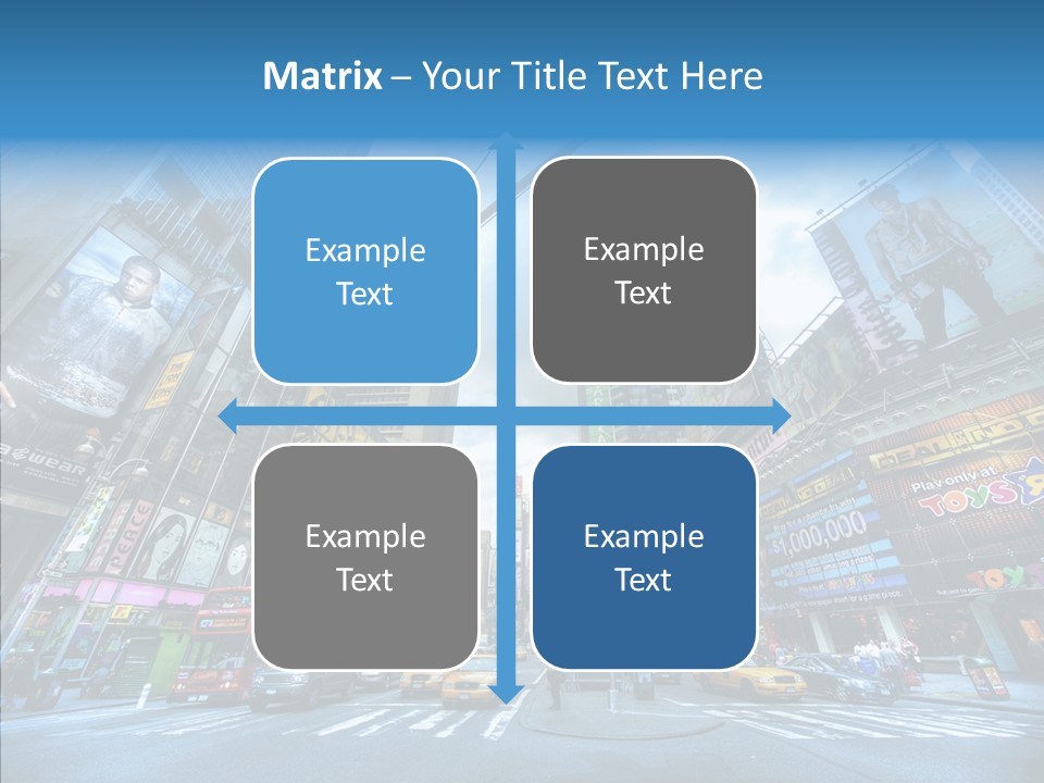 New York Square PowerPoint Template