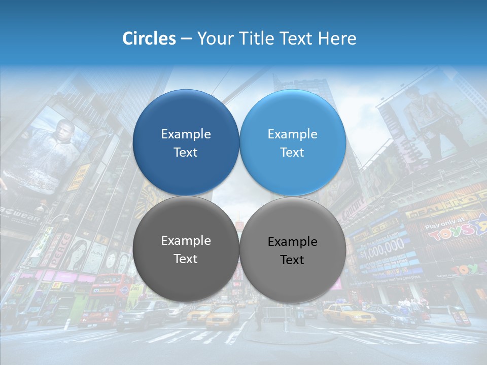 New York Square PowerPoint Template