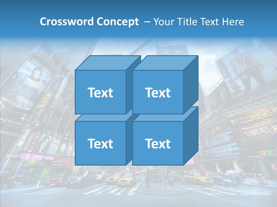 New York Square PowerPoint Template