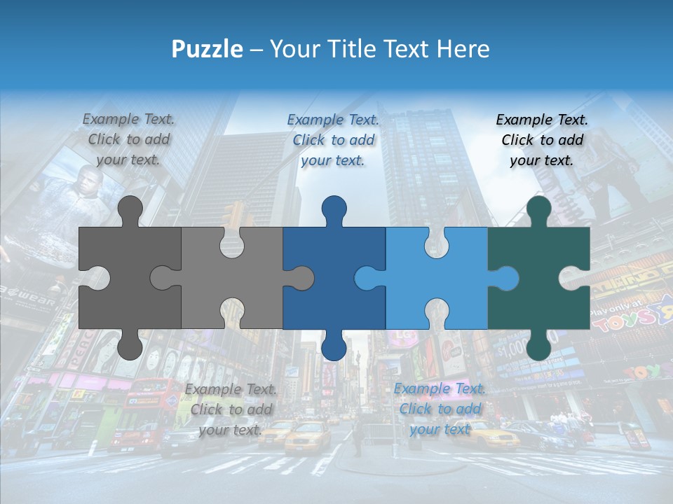 New York Square PowerPoint Template
