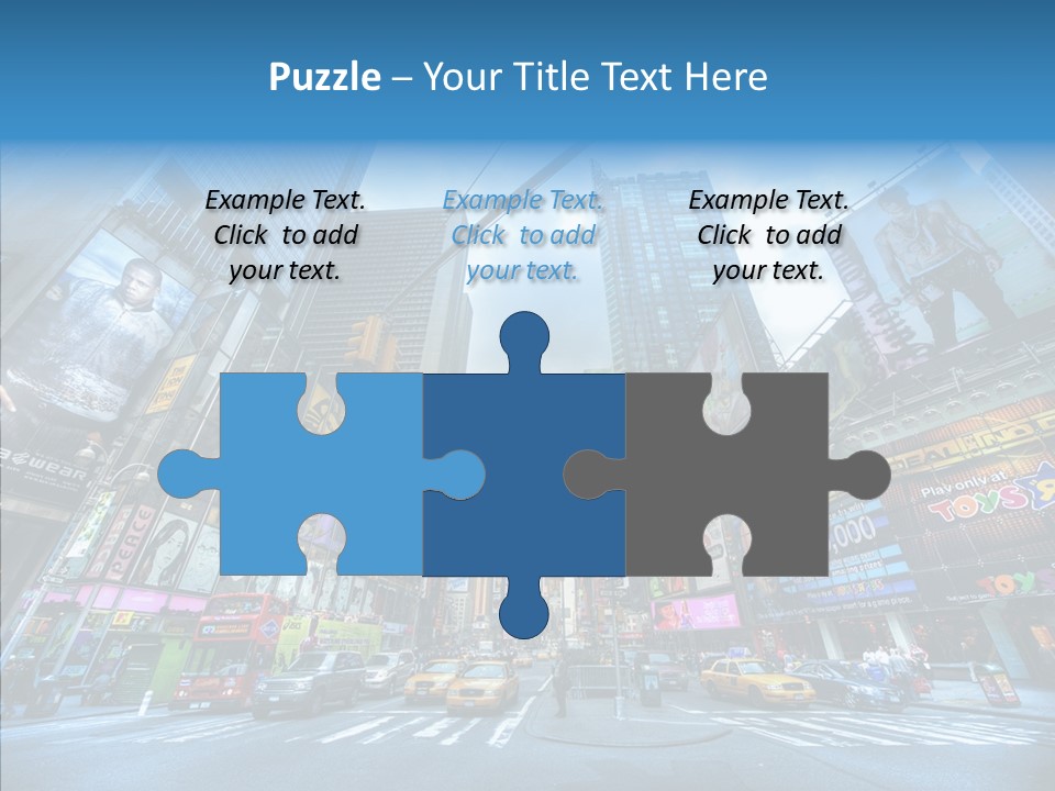 New York Square PowerPoint Template