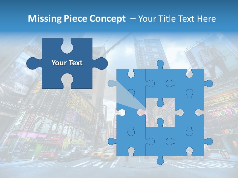 New York Square PowerPoint Template