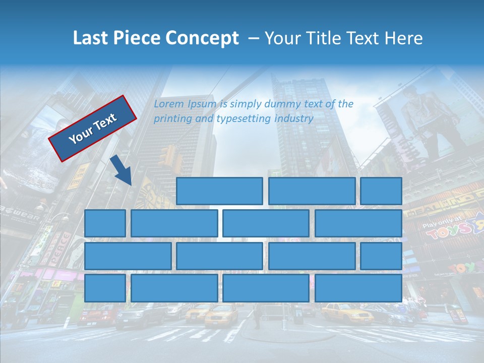 New York Square PowerPoint Template