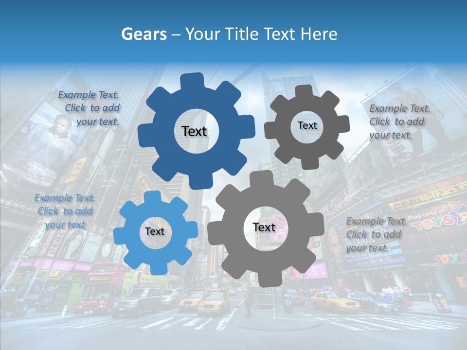 New York Square PowerPoint Template