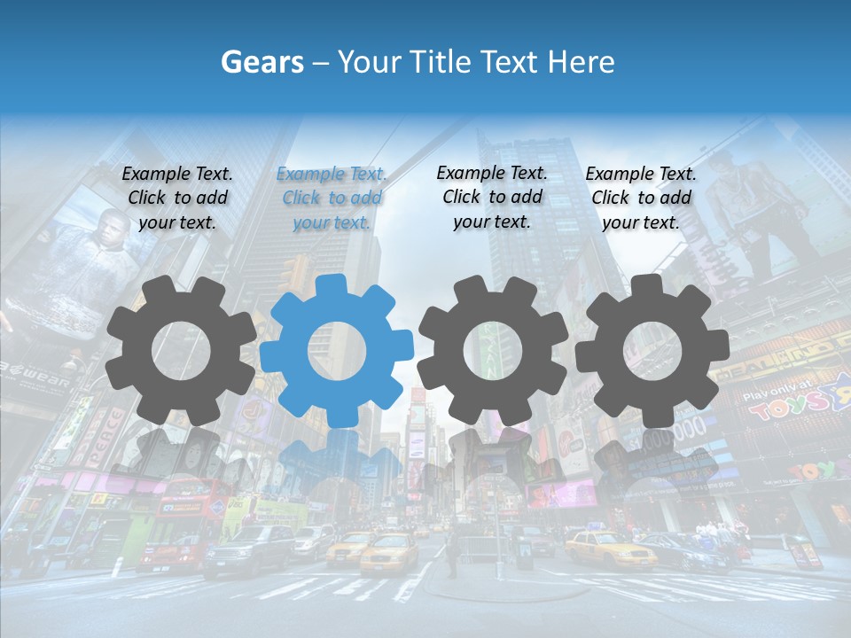 New York Square PowerPoint Template