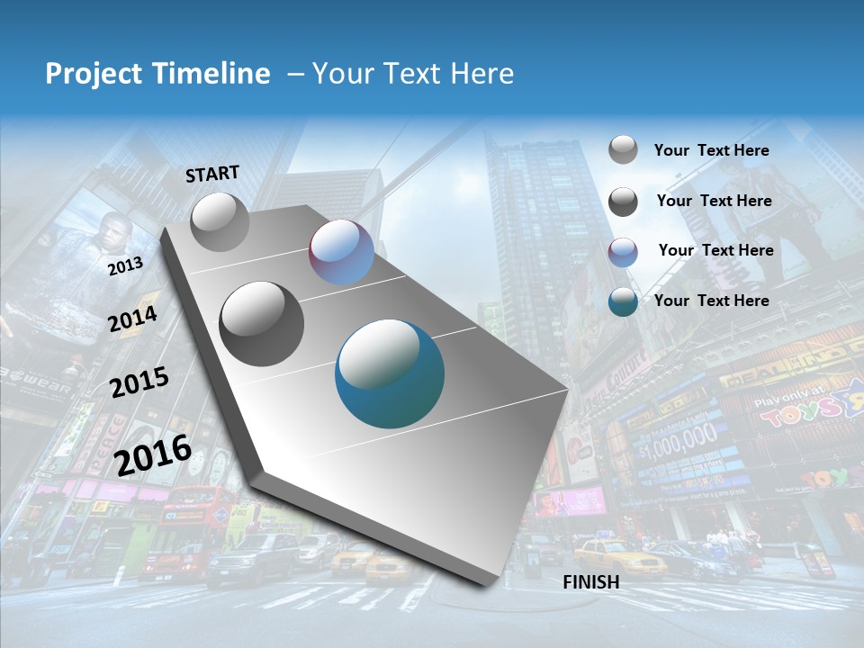 New York Square PowerPoint Template