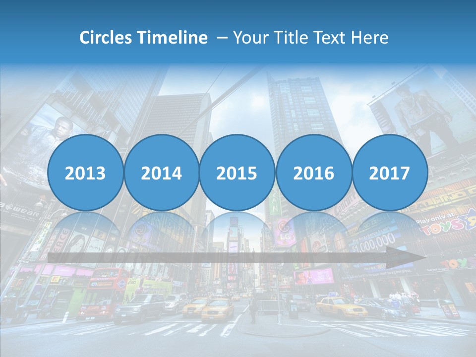 New York Square PowerPoint Template