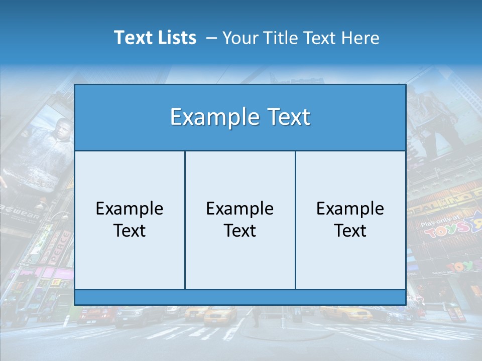 New York Square PowerPoint Template