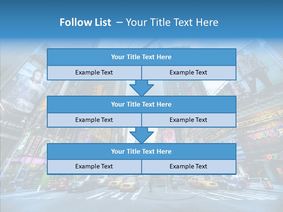 New York Square PowerPoint Template