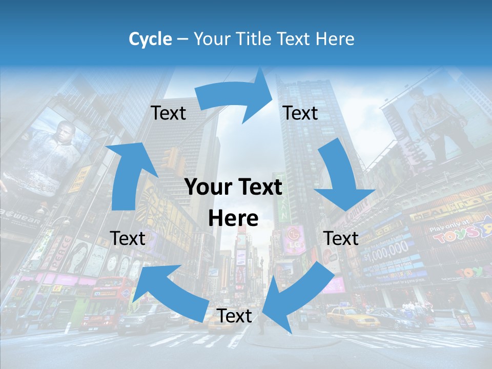 New York Square PowerPoint Template
