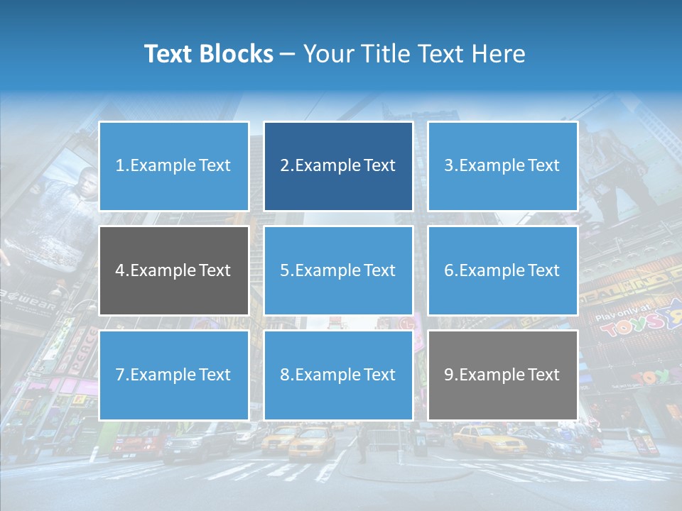 New York Square PowerPoint Template