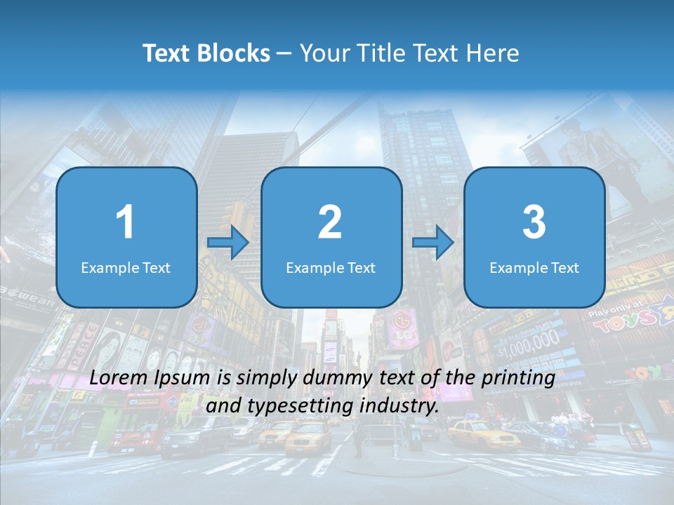 New York Square PowerPoint Template