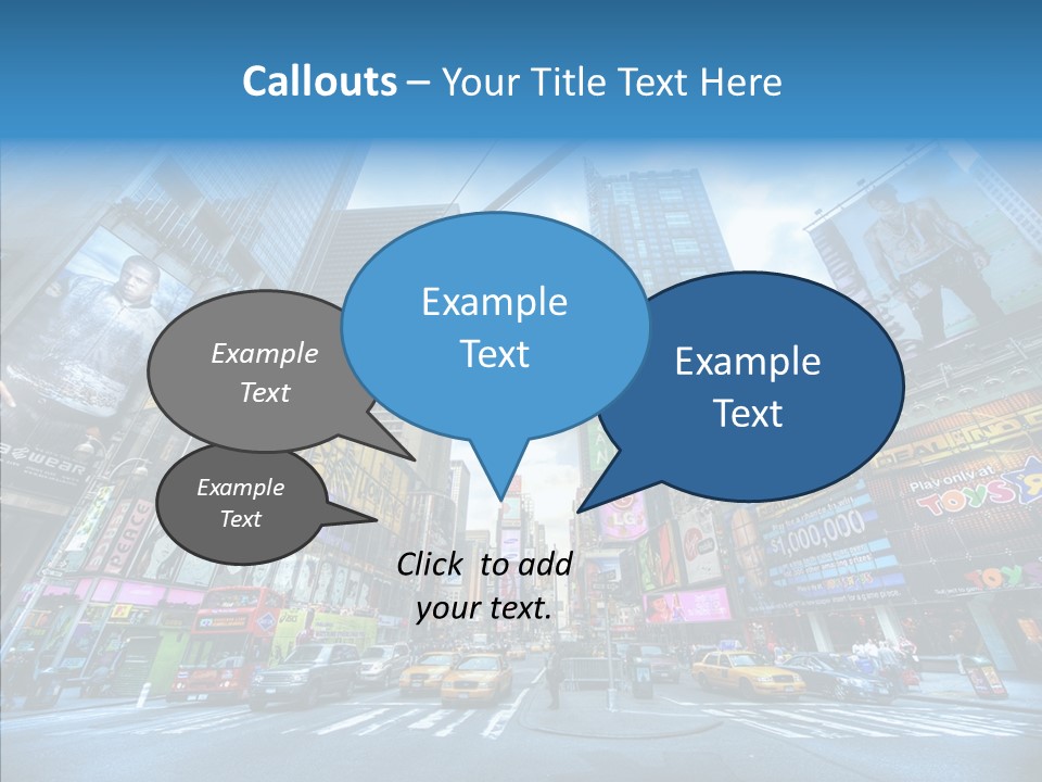 New York Square PowerPoint Template