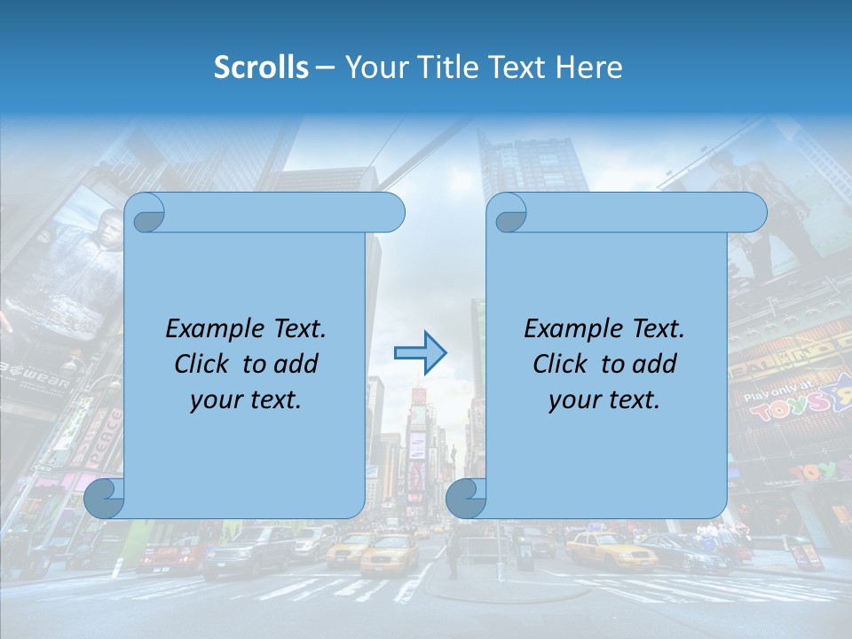 New York Square PowerPoint Template