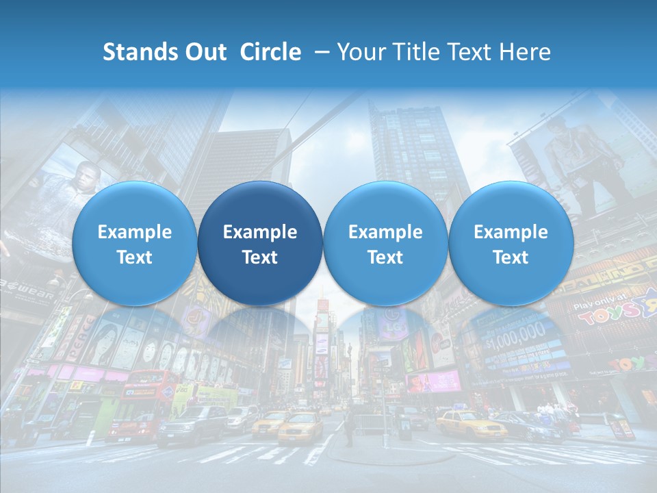 New York Square PowerPoint Template