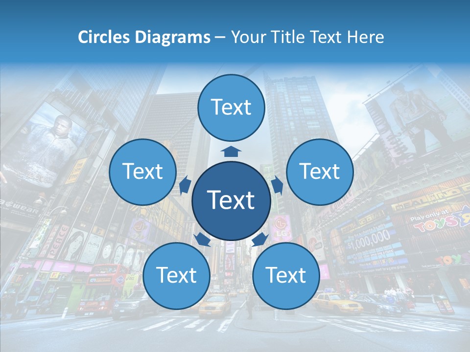 New York Square PowerPoint Template