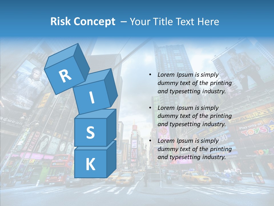 New York Square PowerPoint Template