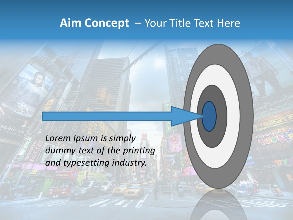 New York Square PowerPoint Template