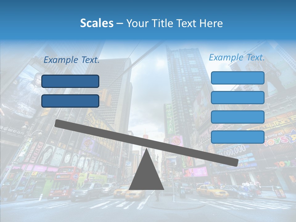 New York Square PowerPoint Template