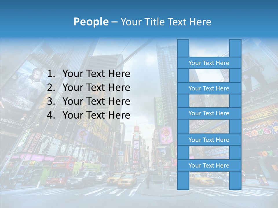 New York Square PowerPoint Template