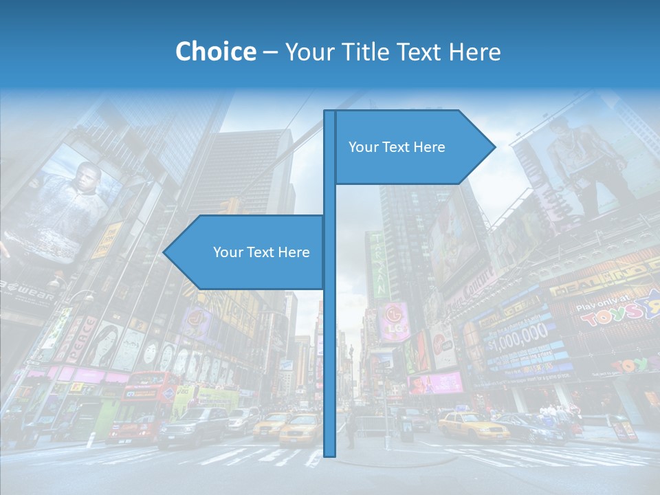 New York Square PowerPoint Template