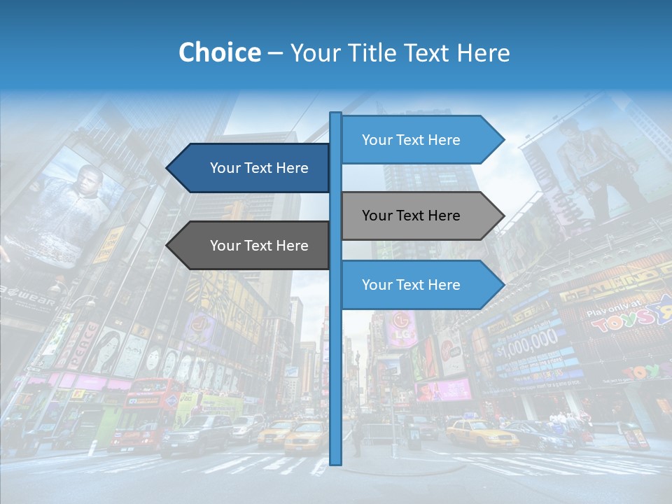 New York Square PowerPoint Template