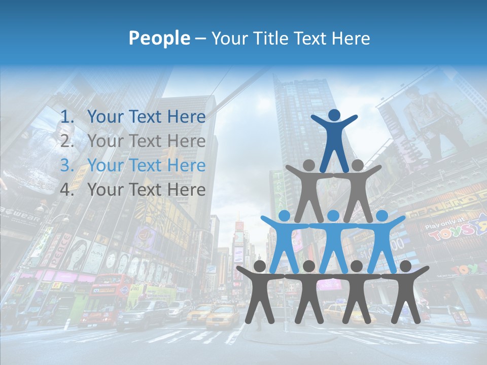 New York Square PowerPoint Template